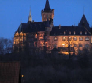 Schloss Wernigerode bei Nacht