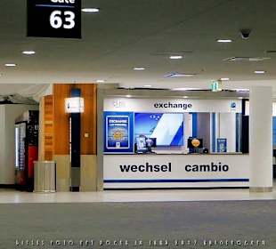 #1408 Gate 63, Wechselstube beim Wartebereich