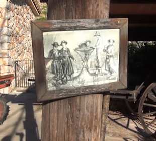 Aussenbereich - Drescherei