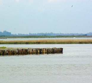 Am Ende von Bibione Yachthafengebiet