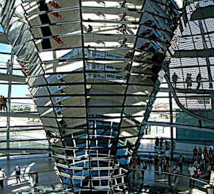 In der Kuppel des Reistags