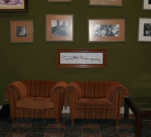 Hemingway-Ecke im Ambos Mundos