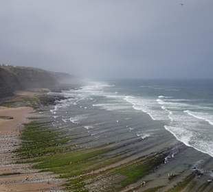 Der Ortsstrand von Magoito