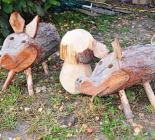 Holzschweinchen