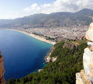 Ausblick von der Burg in Alanya