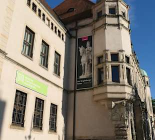 Blick zum Kulturhistorischen Museum Magdeburg