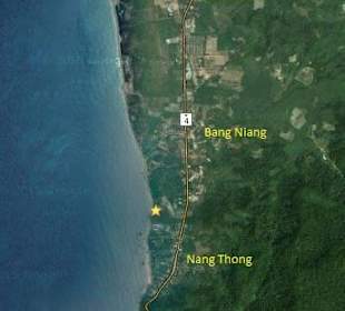 Karte Khao Lak, Mr. Ju ist am MERLIN Beach