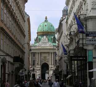 Blick auf die Hofburg