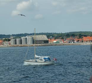 Von der Fähre aus - Bornholm