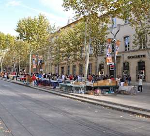 Trödelmarkt auf dem Cours Mirabeau