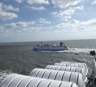 Die Schwesternfähre vor Baltrum 