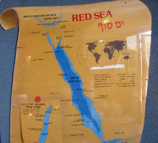 Übersichtskarte rotes Meer