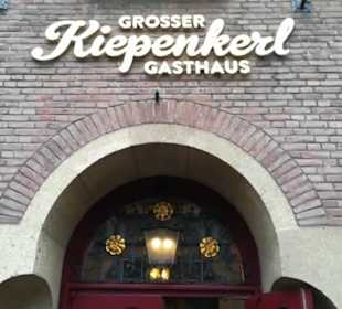 Der Eingang zum Restaurant