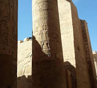 Karnak tempel Säulenhalle
