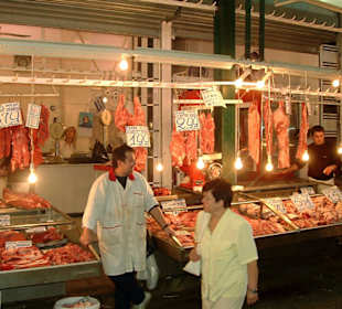 Fleisch auf dem Markt