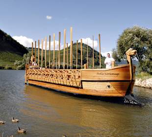 Römerschiff Anlegestelle gegenüber Hotel