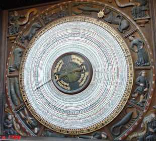 Ein Teil der astronomischen Uhr