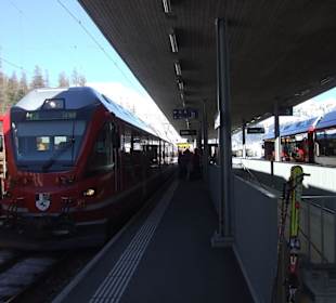 Bahnhof in Pontresina