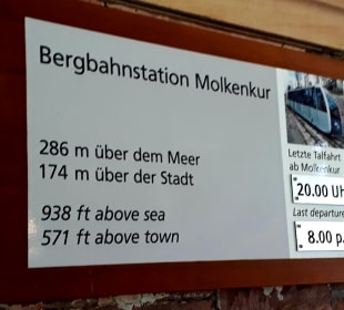 Bergbahnstation Molkenkur 