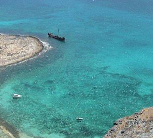 Gramvousa, widok z ruin twierdzy