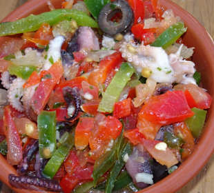 Tapasauswahl im Restaurant La Paëlla de la Mer