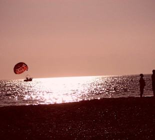 Sonnenuntergang am Strand