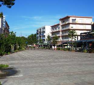 Der Zentralbereich der Strandpromenade