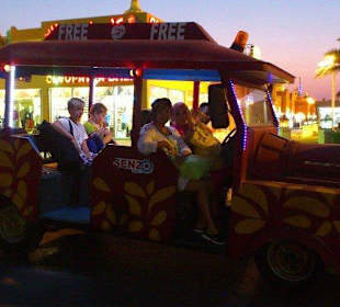 Kostenlose Zug zwischen Hotels  Senzo Mall