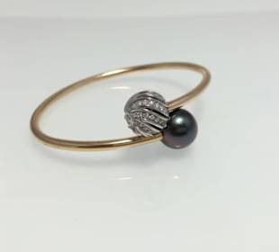 Armreif Victoria, 18kt rosé gold, 0,86ct tw vvs