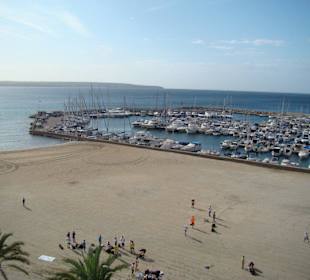 Blick vom Hotel Las Arenas