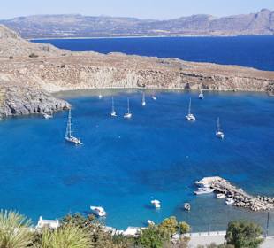 Blick von Acropolis zum Strand
