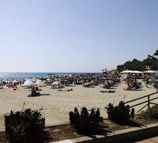 Der Strand vor der Tür