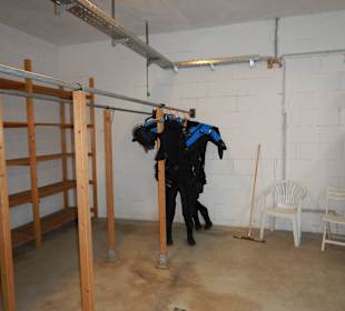 Trockenraum Tauchbasis