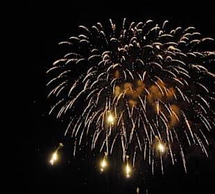 Das Abschlussfeuerwerk im Bild