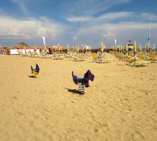 Kostenpflichtiger Strandbereich