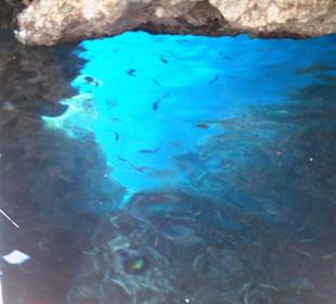 Blaue Grotte in Paleokastritsa