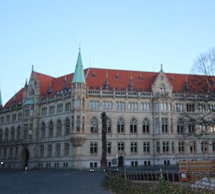 Ansicht von der Burg zum Rathaus