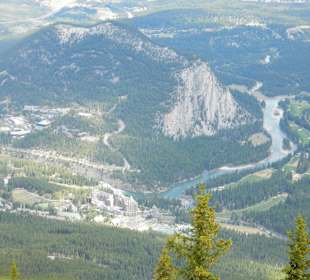 Blick während der Auffahrt