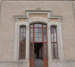 Blick zur Trinkhalle von Baden-Baden