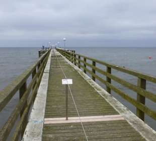 Leider ist die Seebrücke von Koserow gesperrt