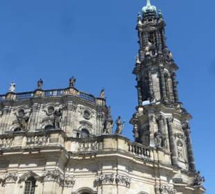 Die katholische Hofkirche – Außenansicht