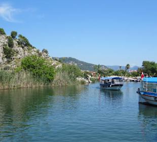 Flussarm zwischen Dalyan und Kaunos