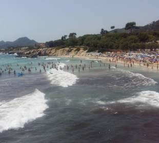 Blick auf den Son Mol Strand