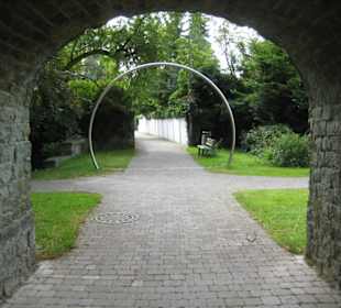 Zurück entlang der westlichen Wallanlage 