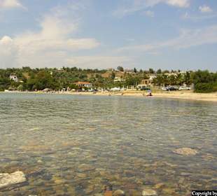 Unser Strand bei Nikiti