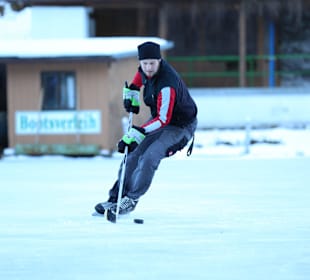 Eisplatz auf dem Riessersee, Garmisch-Partenkirche