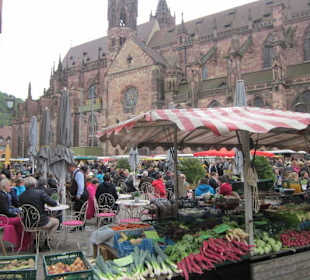 Altstadt Freiburg Markt am Münster
