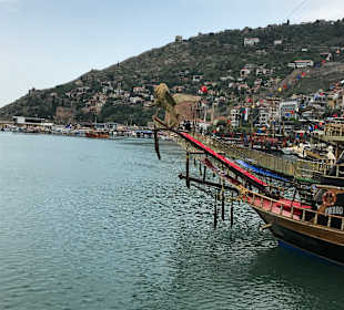 Ausflug Alanya, Blick auf Altstadt