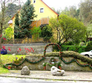 Der Osterbrunnen in Egloffsstein
