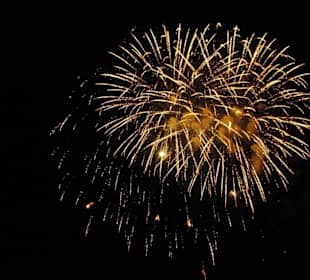 Das Abschlussfeuerwerk im Bild